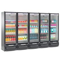 Refrigerador/ Expositor Vertical Conveniência GCVR-2500 TI Tipo Inox 2492 Litros Gelopar