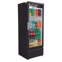 Refrigerador Expositor Vertical Frilux 410 Litros Preto Porta de Vidro 127V RF-004