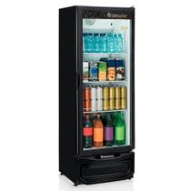 Refrigerador/Expositor Vertical GPTU-40 PR - 410 L Preto Vidro Temperado - Gelopar