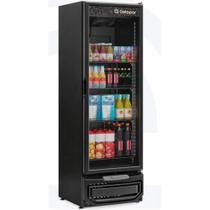 Refrigerador/Expositor Vertical Porta de Vidro 445L GRV-45 BIN PR All Black Gelopar - LED Perimetral + Compressor Inverter + Bivolt