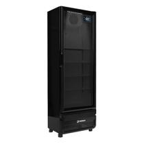 Refrigerador Expositor Vertical Vrs13 Todo Preto 369L Porta Vidro 127V Imbera