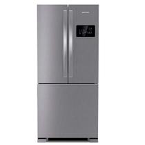 Refrigerador French Door Brastemp de 3 Portas Frost Free Side Inverse com 554L Inox - BRO85AK