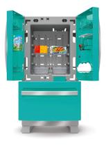 Refrigerador Geladeira Duplex Cozinha Infantil Mini Chef Fun - XALINGO