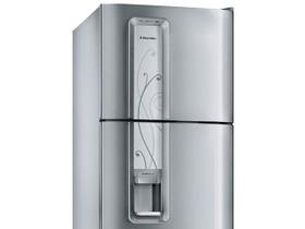 Refrigerador Inox Duplex Frost Free 345L - Electrolux com Dispenser DW39X