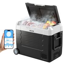 Refrigerador para Carro VEVOR 48 L com Dupla Zona e Controle por App 110-240 V Refrigerador para Carro VEVOR 48 L com Dupla Zona e Controle por App 110-240 V