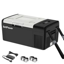 Refrigerador para coche eléctrico Setpower Cooler 15L/15,8QT Negro Refrigerador para coche eléctrico Setpower Cooler 15L/15,8QT Negro