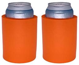 Refrigerador para Latas Coolie Junction de Espuma Gruesa 12 oz (Paquete de 2, Naranja) Refrigerador para Latas Coolie Junction de Espuma Gruesa 12 oz (Paquete de 2, Naranja)