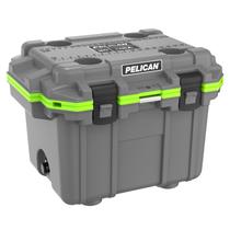 Refrigerador Pelican Elite 30 litros 30L cinza escuro/verde