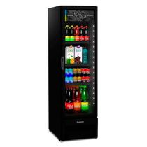 Refrigerador porta de vidro 324l vb28rh all black - metalfrio