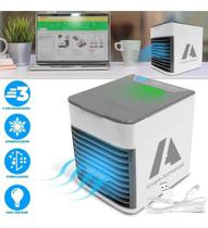 Refrigerador Portátil Mini Ar Condicionado 3 Velocidades Usb