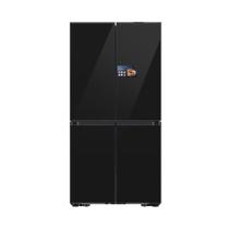 Refrigerador samsung 658l bespoke french door em aço inox preto 127v rm90f66c1caz