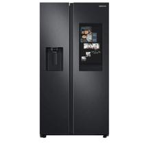 Refrigerador samsung family hub side by side rs58 com soundbar 585l black inox 127v rs58t5561b1/az