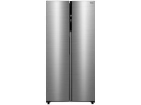 Refrigerador Side By Side Midea de 02 Portas Inverter com 442 Litros Inox Claro - MDRS598FGA041