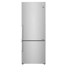 Refrigerador Smart LG 451 Litros Bottom Freezer Inverter com Nature Fresh Aço Escovado GC-B659BSB1.ANSGSBS 220 Volts
