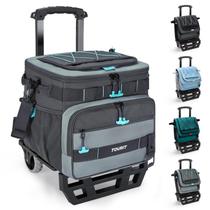 Refrigerador TOURIT dobrável de 48 latas isolado com carrinho todo-o-terreno Refrigerador TOURIT dobrável de 48 latas isolado com carrinho todo-o-terreno