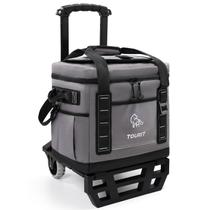 Refrigerador TOURIT Portable 29L com capacidade para 50 latas e rodas