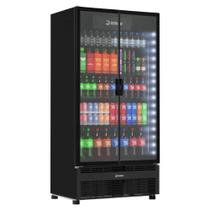 Refrigerador Vertical 2 Portas 810L All Black Porta de Vidro Sem Coluna G3D26S Crystal Imbera - Iluminação LED Refrigerador Vertical 2 Portas 810L All Black Porta de Vidro Sem Coluna G3D26S Crystal Imbera - Iluminação LED