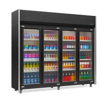 Refrigerador Vertical Auto Serviço 1580 Litros 4 Portas Gelopar Geas-4p Pr 220v Refrigerador Vertical Auto Serviço 1580 Litros 4 Portas Gelopar Geas-4p Pr 220v