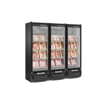 Refrigerador Vertical Conveniência Gelopar Frost Free 1468 Litros 3 Portas GCBC-1450 Preto - 220V Refrigerador Vertical Conveniência Gelopar Frost Free 1468 Litros 3 Portas GCBC-1450 Preto - 220V