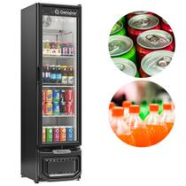 Refrigerador Vertical Expositor 228 Litros GPTU-230 Com Led Gelopar