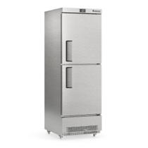 Refrigerador Vertical Gdr-57 Inox Ar Forçado 2 Portas 220V - Gelopar