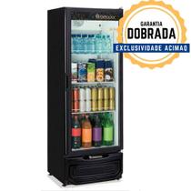 Refrigerador Vertical Gptu40 Preto 414 Litros Porta Vidro 220v Gelopar