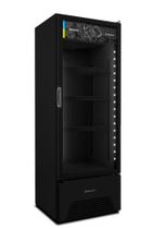 Refrigerador Vertical Metalfrio Porta de Vidro 406 Litros VB40AH 220V Essential ALL BLACK