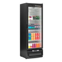Refrigerador Vertical Porta de Vidro 410L GPTU40BIN Preto Gelopar Bivolt Refrigerador Vertical Porta de Vidro 410L GPTU40BIN Preto Gelopar Bivolt