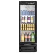 Refrigerador Vertical Porta de Vidro 410L GPTU40EL Preto Gelopar 110V
