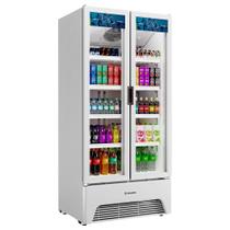Refrigerador Vitrine Metalfrio Optima 752 Litros VB70AL Porta de Vidro, Frost Free, Branco