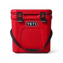 Refrigerador YETI Roadie 24 Rescue Red com capacidade de 24L Refrigerador YETI Roadie 24 Rescue Red com capacidade de 24L