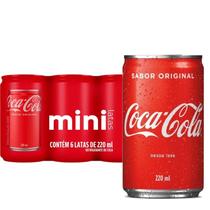 Refrigerante Coca Cola Lata 220Ml (6 Latas)