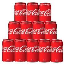 Refrigerante Coca-Cola Lata 350ml 12 Unidades Refrigerante Coca-Cola Lata 350ml 12 Unidades