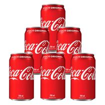 Refrigerante Coca-Cola Lata 350ml 6 Unidades