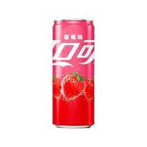 Refrigerante coca cola sabor morango 330ml lata Refrigerante coca cola sabor morango 330ml lata