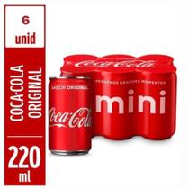 Refrigerante Coca Cola Sem Açúcar Pack 6 Un 220ml Refrigerante Coca Cola Sem Açúcar Pack 6 Un 220ml