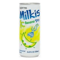 Refrigerante Coreano Lotte Milkis 250ml Lata Leite Sabores Sabor:Milkis Sabor Banana Refrigerante Coreano Lotte Milkis 250ml Lata Leite Sabores Sabor:Milkis Sabor Banana