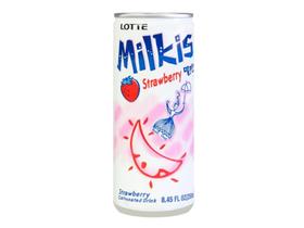 Refrigerante Coreano Milkis Lotte Sabor Morango 250ml - Importado