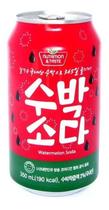 Refrigerante Coreano Sabor Melancia 350ml