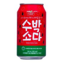 Refrigerante coreano sabor melancia nutriton & taste 350ml