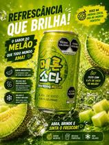 Refrigerante Coreano Sabor Melão 350ml Importado da Coreia Refrigerante Coreano Sabor Melão 350ml Importado da Coreia