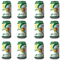 Refrigerante de Caju São Geraldo 350ml Kit 18 Latas Cajuína