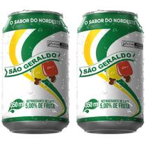Refrigerante de Caju São Geraldo 350ml - Kit 2 Latas Cajuína Refrigerante de Caju São Geraldo 350ml - Kit 2 Latas Cajuína