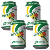 Refrigerante de Caju São Geraldo 350ml - Kit 4 Latas Cajuína Refrigerante de Caju São Geraldo 350ml - Kit 4 Latas Cajuína