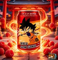 Refrigerante Dragon Ball - 330ml Sabor Framboesa Ocean Bomb Refrigerante Dragon Ball - 330ml Sabor Framboesa Ocean Bomb