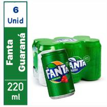 Refrigerante Fanta Guaraná 220 ml Pack 6 Un.