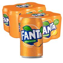 Refrigerante FANTA Laranja Original 350ml (12 latas)