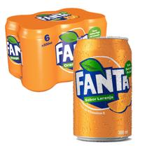 Refrigerante FANTA Laranja Original 350ml (6 latas)