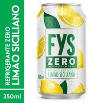 Refrigerante FYs Limão Zero Lata 350ml C 12 Descartável Pacote
