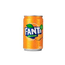 Refrigerante Laranja Fanta Mini Lata 220ml Refrigerante Laranja Fanta Mini Lata 220ml